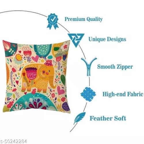 Smart Seller Fancy Cushion Cover Size 16X16 - Springkart 