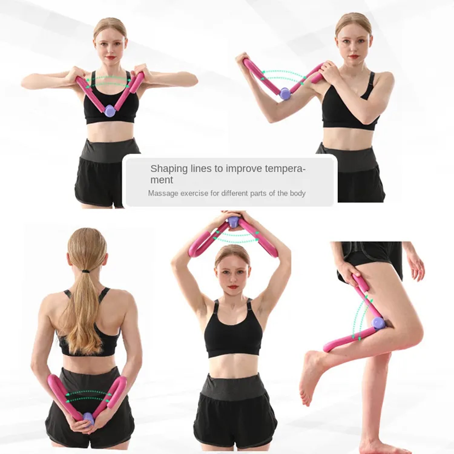 6407 Fitness Thigh Toner - Muscle Toning Gym Or Home Equipment - Leg Blaster Toner For Trimming Arms Abs Glutes And Legs - Springkart 