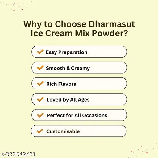 Instant Mango Ice Cream Powder 100gm* Pack of 3