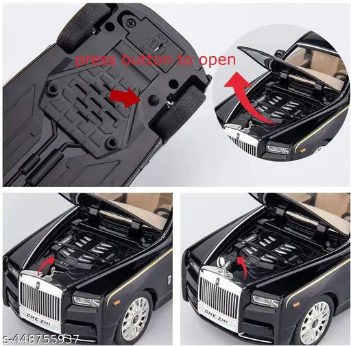 Exclusive Alloy Metal Pull Back Die-cast Car Model with Sound Light Mini Auto Toy for Kids Metal Model Toy Car with Sound and Light? (Royce Royes)