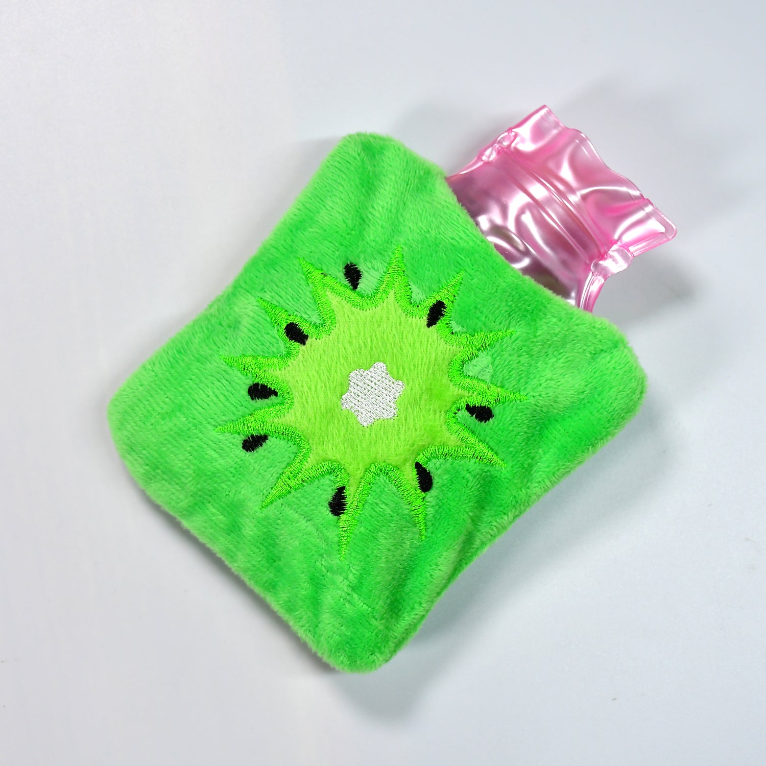 6521 Green Sun Small Hot Water Bag With Cover For Pain Relief Neck Shoulder Pain And Hand Feet Warmer Menstrual Cramps. - Springkart 