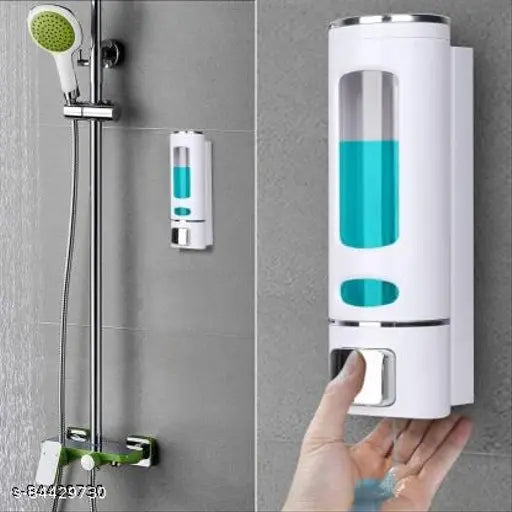 white capsule Dispenser 400 ml wall mounted liquid dispenser for all type of liquids