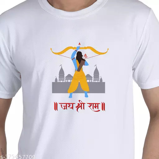 Ayodhya Mandir Shri Ram Tshirt for Men & Women - Springkart 