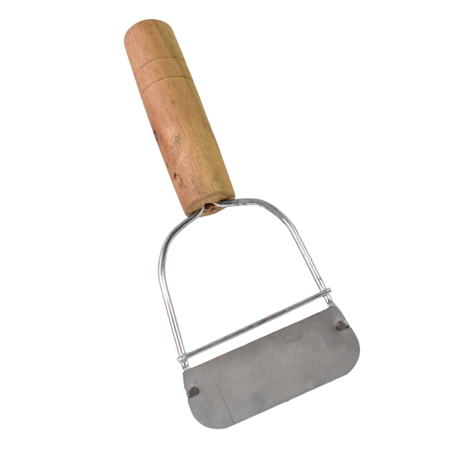Wooden Handle Metal Vegetable Cutter Peeler Slicer (1 Pc) - Springkart 