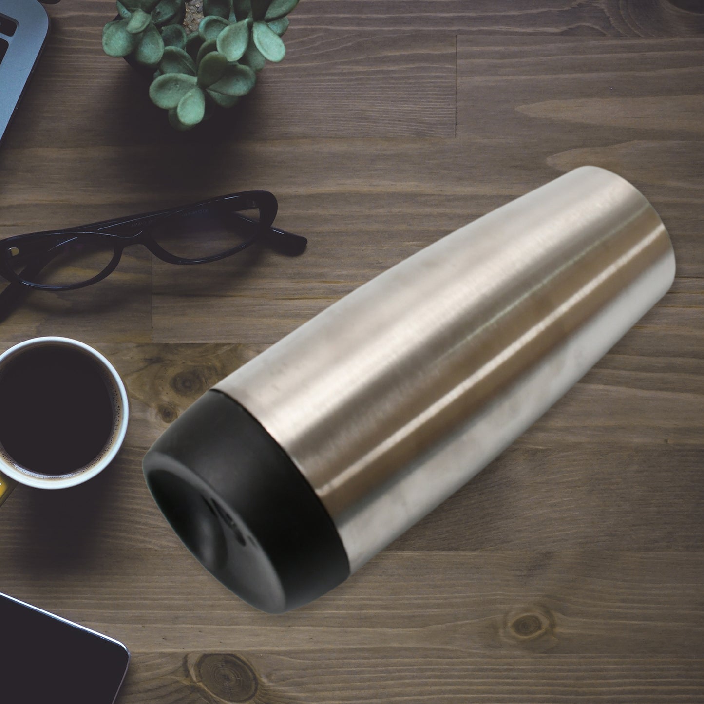 13007 Stainless Steel Vacuum Insulated Coffee Cups Double Walled Travel Mug Car Coffee Mug With Leak Proof Lid Reusable Thermal Cup For Hot Cold Drinks Coffee Tea (850ml Approx) - Springkart 