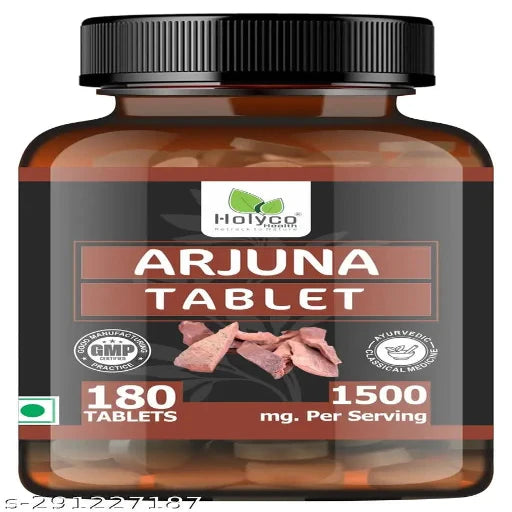 Good for skin, Strengthen digestion | 500mg per tablet Arjuna Tablet - 180 tablets