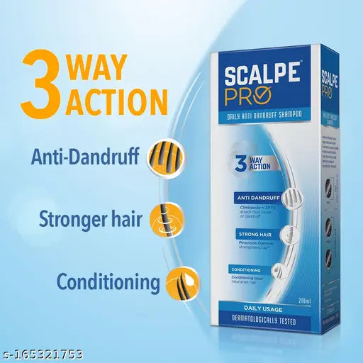 Scalpe Pro Anti dandruff Shampoo 100ml (Pack of 2)