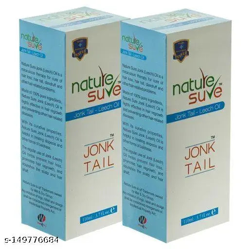 Nature Sure Jonk Tail (Leech Oil) for Hair Problems in Men and Women – 2 Packs (110ml Each) - Springkart 