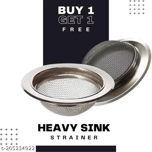 stainless steel sink jali fopor kitchen basin sink garbage stopper (pack of 2) buy1get1  steel sink drainer mesh