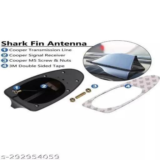 Car Radio Shark Fin Car Shark Antenna Signal Newest Design Car fin antenna ( black) - Springkart 