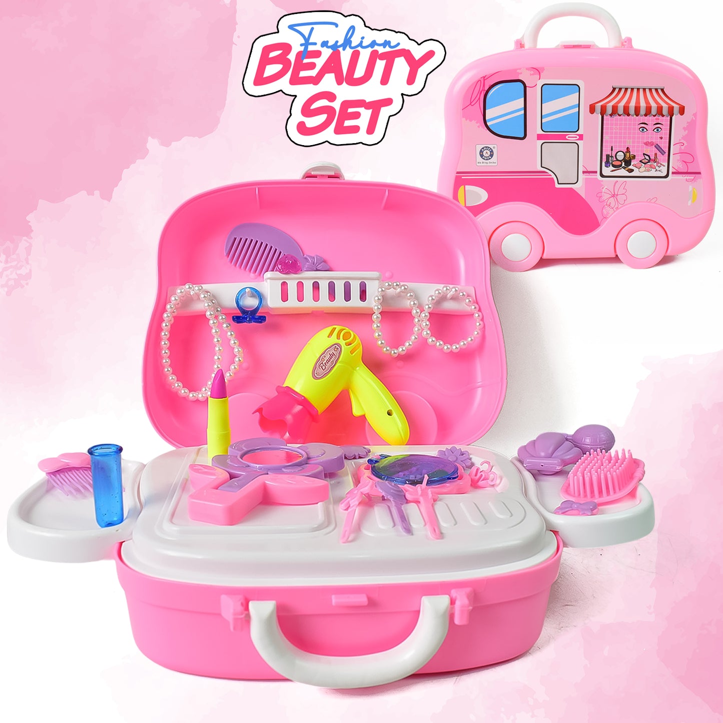Beauty Make Up Case And Cosmetic Set - Springkart 