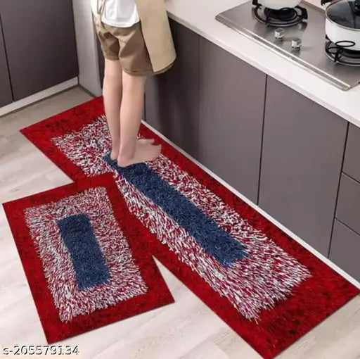 Stylish Kitchen Runner Doormat Multic0lour 15*40 Inch, Set of 2 Pieces)kitchen Mat