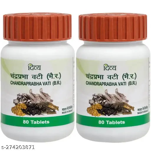 Patanjali Divya Chandraprabha Vati (80 Tab) Pack of 2