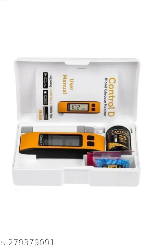 Control D Sugar Test Machine, Glucometer With 25 Strips(25 Strip)
