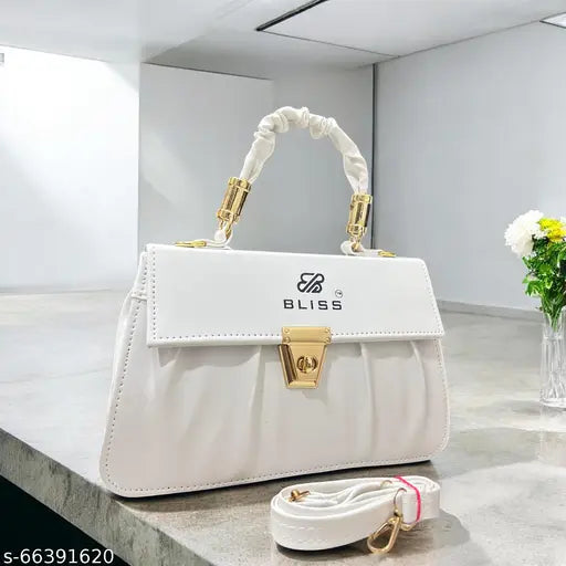 Stylish Classic Women Sling Bag|Gorgeous Stylish Handbag| White Sling Bag For Girls & Womens|