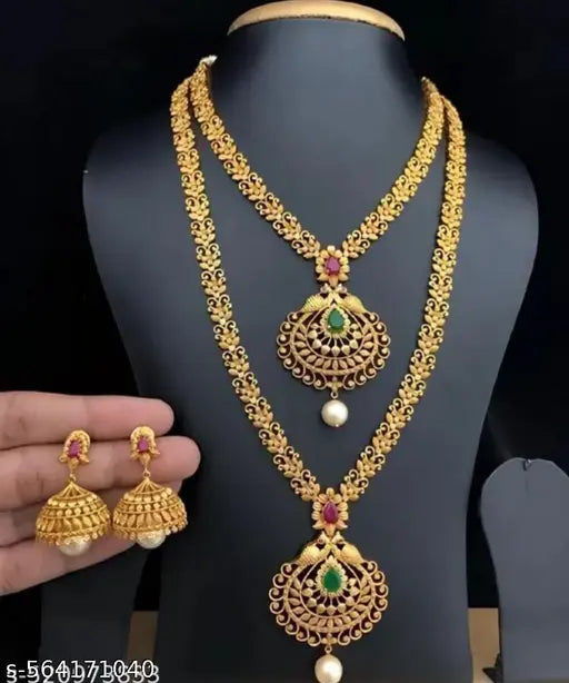 Twinkling Beautiful Jewelery Necklace Combo Set For Girls and Women