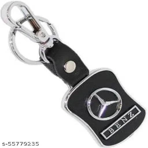 Alexus LEATHERITE BLACK Locking Key Chain - Springkart 