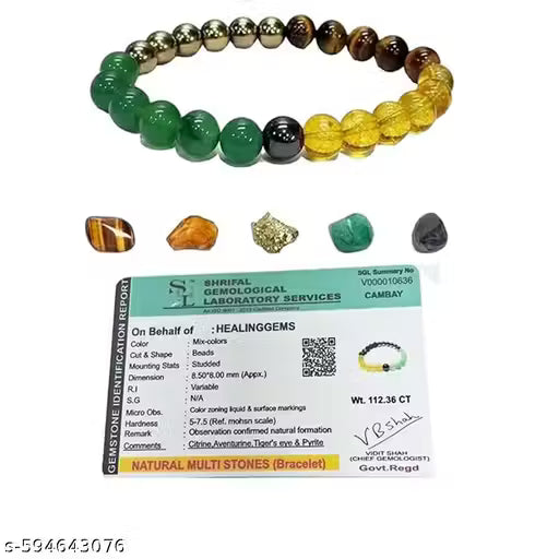 HEALING GEMS Trending Handmade Money Magnet Bracelet for Women – Original Kali Crystal Stone for Wealth, Luck & Prosperity