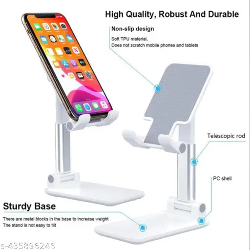 Desktop Heavy duty Foldable All smartphone mobile holder multifunction working stand