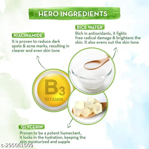 Mamaearth Rice Face Wash With Rice Water & Niacinamide for Glass Skin - 100 ml