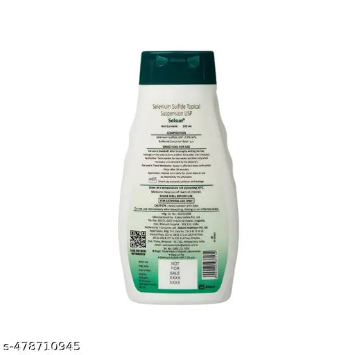Abbott Selsun Suspension Anti Dandruff Shampoo 120ml ( Pack of 2 )