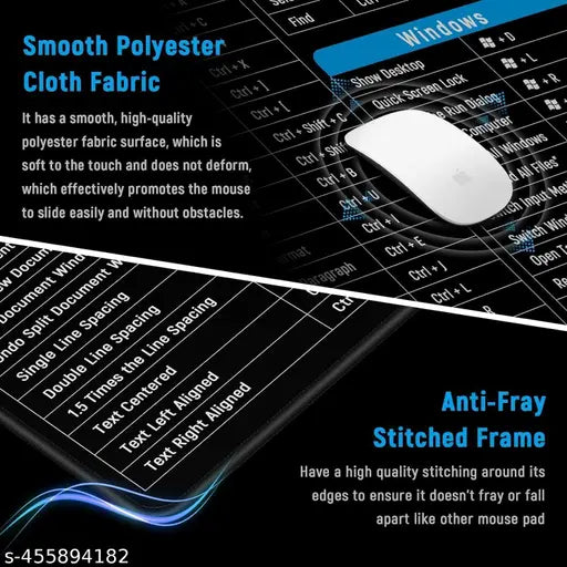 Anti-Slip Keyboard Pad with Office Software Shortcuts Pattern