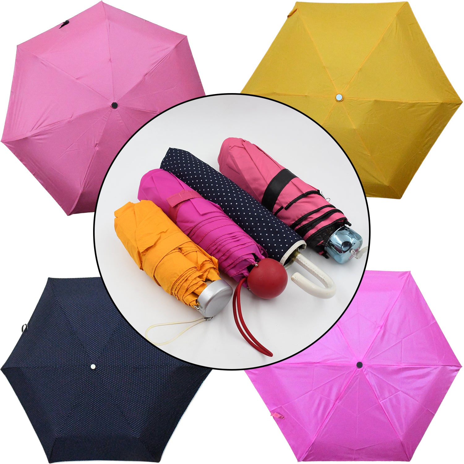 8561 Umbrella Summer Sun And Rain Protectionfoldable Cute Umbrella Uv Protection Rain Sun Umbrella Travel Accessories Umbrella For Children Girls And Boys (1 Pc Mix Color Design) - Springkart 