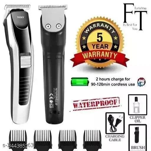 AT538 Electric Hair and beard trimmer for men Shaver Rechargeable Hair Machine - Springkart 