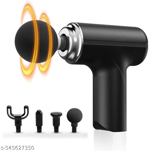 Zyllion Mini Gun Massager Machine for Pain Relief - Body, Neck, Shoulders, Back, Arms & Feet Massager- 6 Speed Settings -7 Type-C Charging for Muscle Pain Relief Recovery.B4(Multicolor)