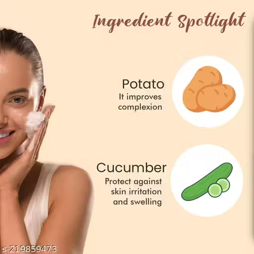 Glamveda Potato Anti Pigmentation Face wash - Reduces Hyperpigmentation & Clarifies skin - All Skin Types - 100ml ( Pack of 3 )