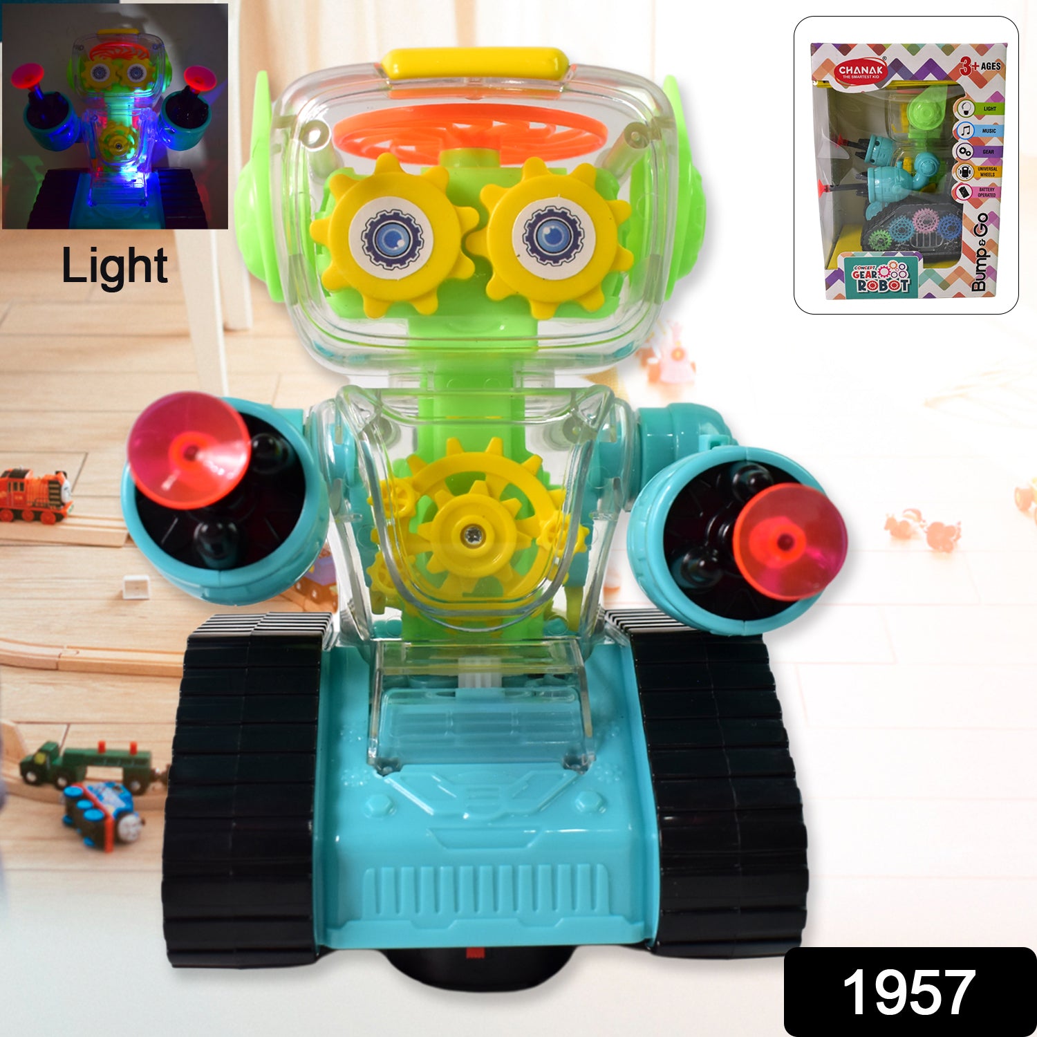 Gear Robot Car For Kids (1 Pc) - Springkart 