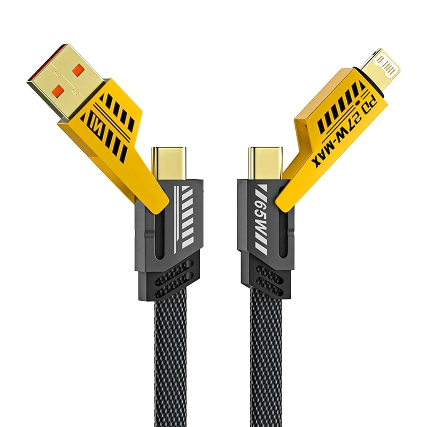 4 In 1 Charging Cable 65w Cable (1 Pc 1 Mtr.) - Springkart 