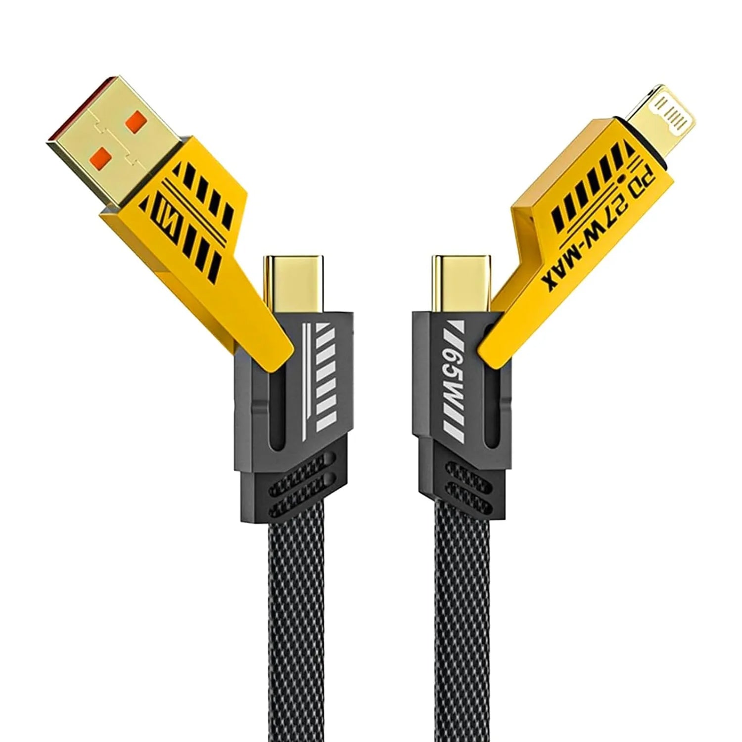 4 In 1 Charging Cable 65w Cable (1 Pc 1 Mtr.) - Springkart 
