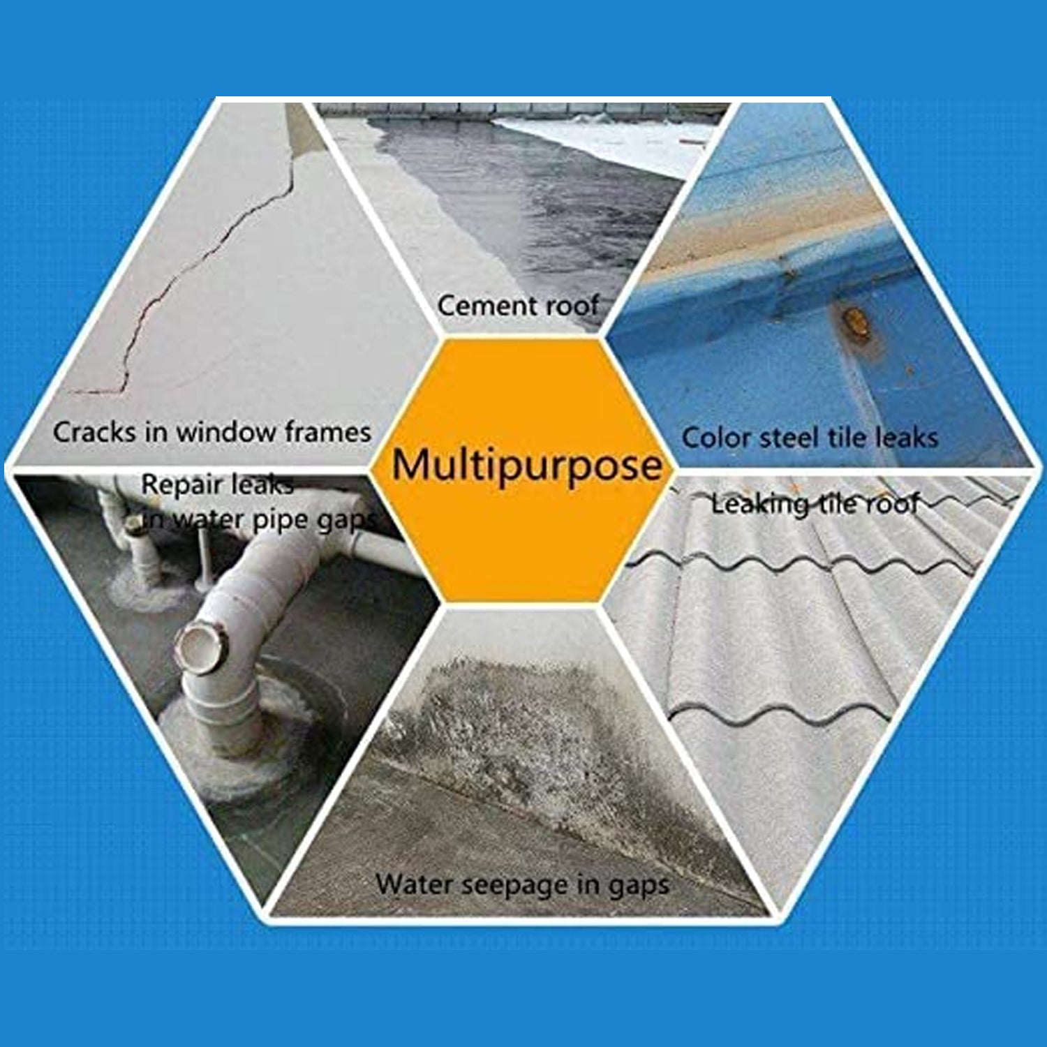 1332 Waterproof Leak Filler Spray Rubber Flexx Repair Sealant - Point To Seal Cracks Holes Leaks Corrosion More For Indoor Or Outdoor Use Black Paint (450 Ml) - Springkart 