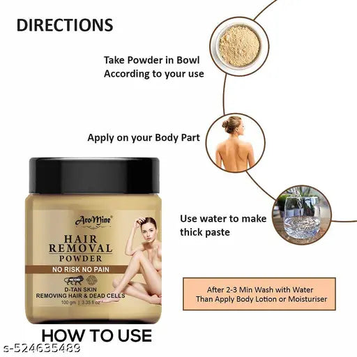 Sandalwood Wax Powder For Hair Removal, Sandalwood Wax Powder for Men & Women |100gm-2-Jar-200gm