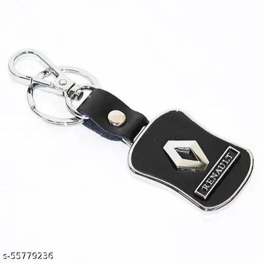 Alexus LEATHERITE BLACK Locking Key Chain - Springkart 