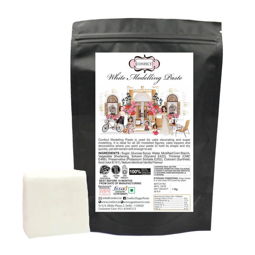 White | Edible Modelling Paste 1 Kg