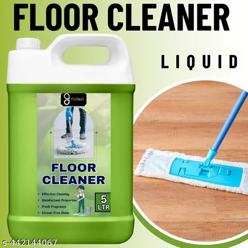 Floor Cleaner Liquid Green 5 Liter with Power of Neem for 99.9% Anti Bacterial Protection
