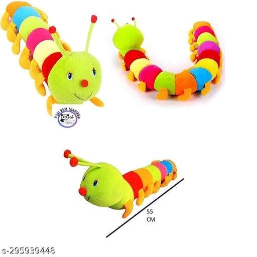 RT TOYS Imported Caterpillar(55CM), Pink Unicorn(25CM), & Rattle Ball Combo Pack Of 3 Soft Toy For Kids Birthday Girl/Boy, Gift For New Born Baby - Springkart 