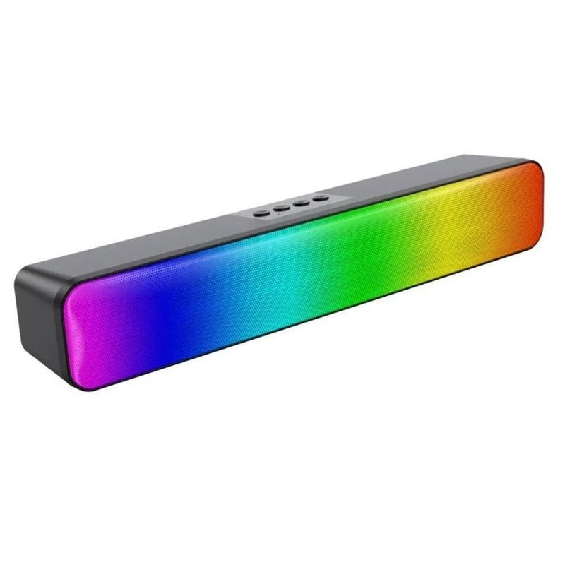 RGB Wireless LED Speaker – Wireless Soundbar with Color-Changing Lights, Dual Drivers, and Powerful Bass for Immersive Gaming & Music Experience