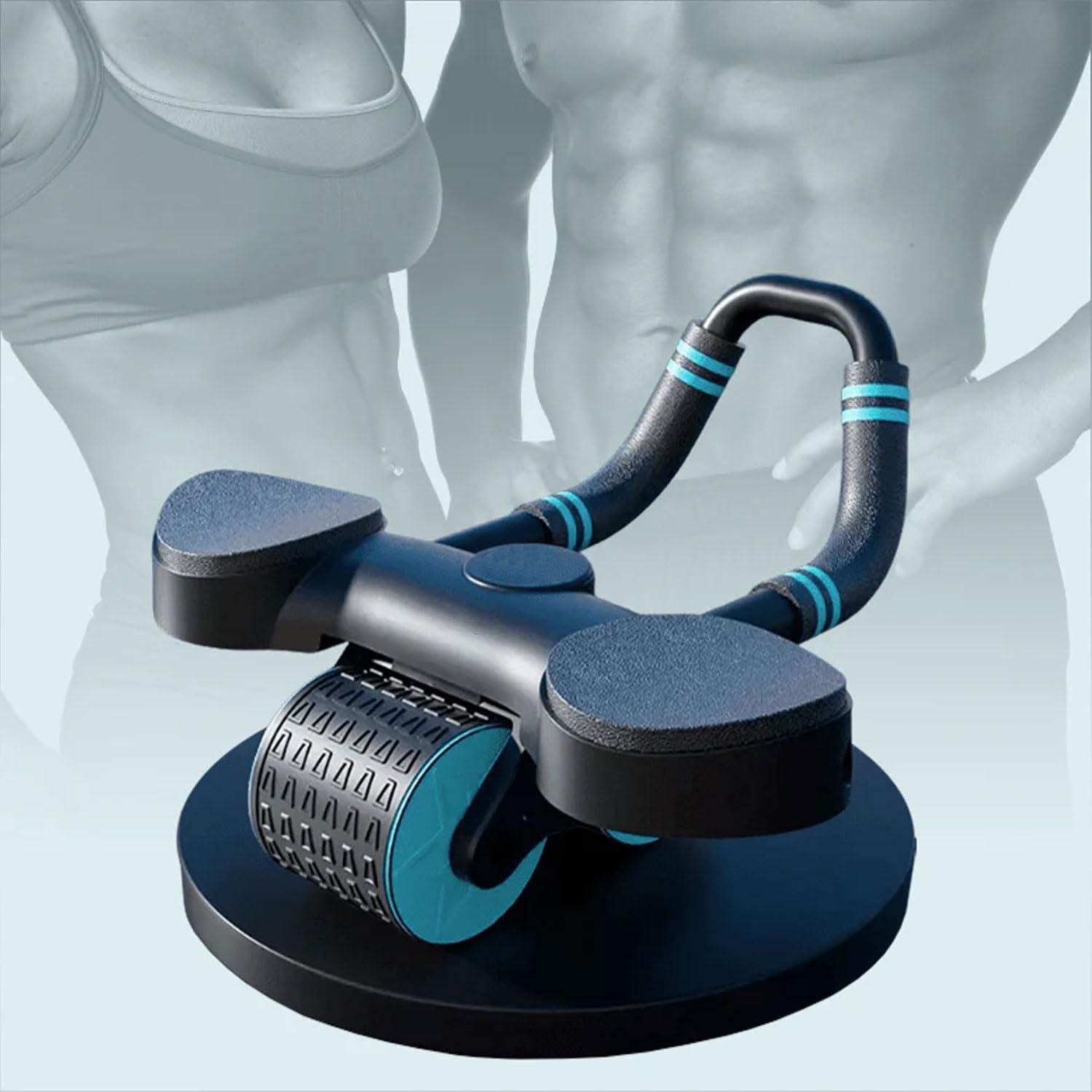Abdominal Wheel Roller Widened Elbow Support Roller With Timer Skipping Rope (1 Set) - Springkart 