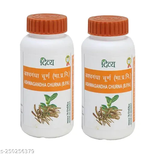 Patanjali Divya Ashwagandha powder Churna, 100 gm X pack of 2