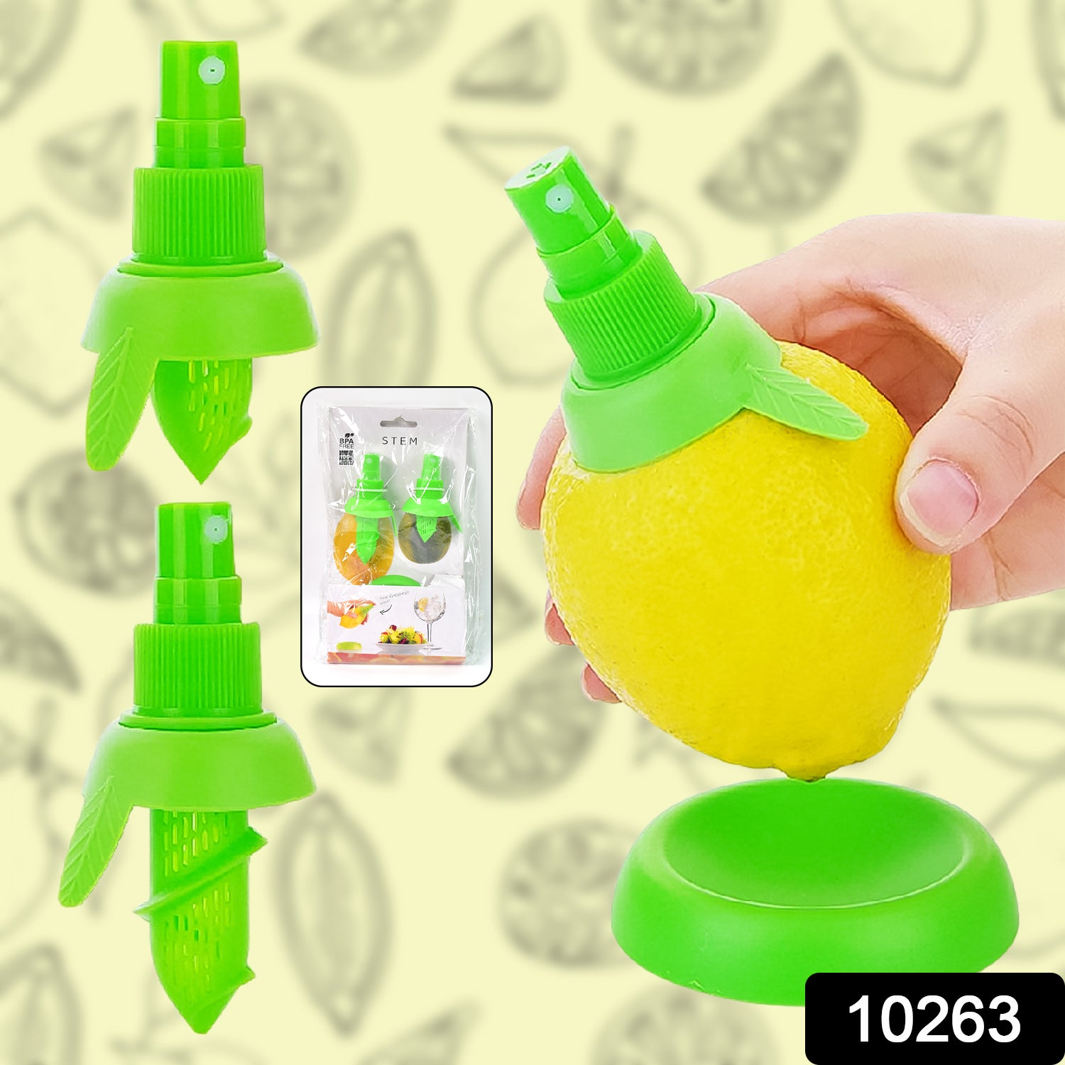 Creative Lemon Sprayer Fruit Juice Citrus Lime Juicer (3 Pcs Set) - Springkart 