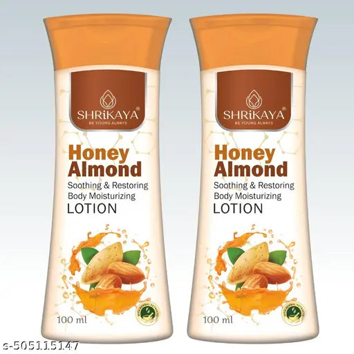 Soothing Hney & Almonds Lotion – Pack of 2 (100ml Each) with Shea Butter - Springkart 
