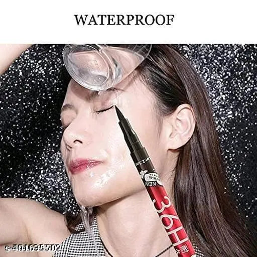 Combo of 5in1 red lipstick with 3in1 eyeliner mascara &36h eyeliner &kajal - Springkart 