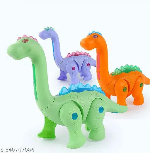 Big Size Musical Dinosaur Toy for Kids with Colorful Lights and Pull Along Function - Springkart 