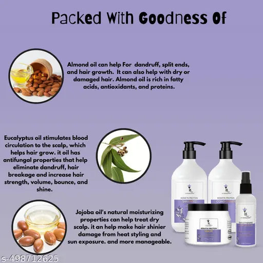 LABANGERRY Keratin Hair Shampoo And Conditioner Thickens and Volumizes Thin Hair Decreases and Keratin