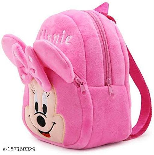 Cocklet Pink Minnie Bag With Free Water Bottle Bagpacks Kids Bag Nursery Picnic Carry Plush Bags School Bags for Kid Girl and Boy - Springkart 