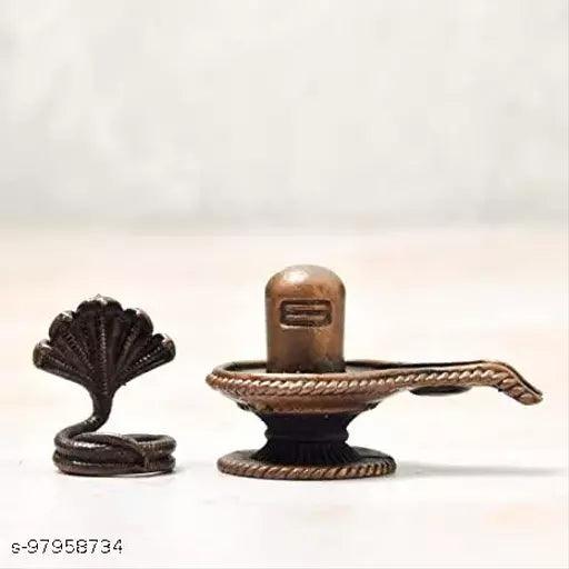 1.6 inches, Copper Handmade Shivalinga , 70 Grams , Patina Antique Finish , Pack of 1 Piece