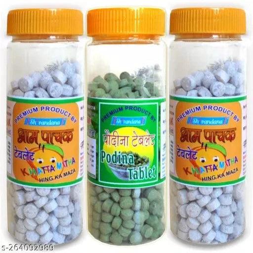 Aam Pachak Hajmola Candy /Podina Goli / Mint Tablet - Springkart 